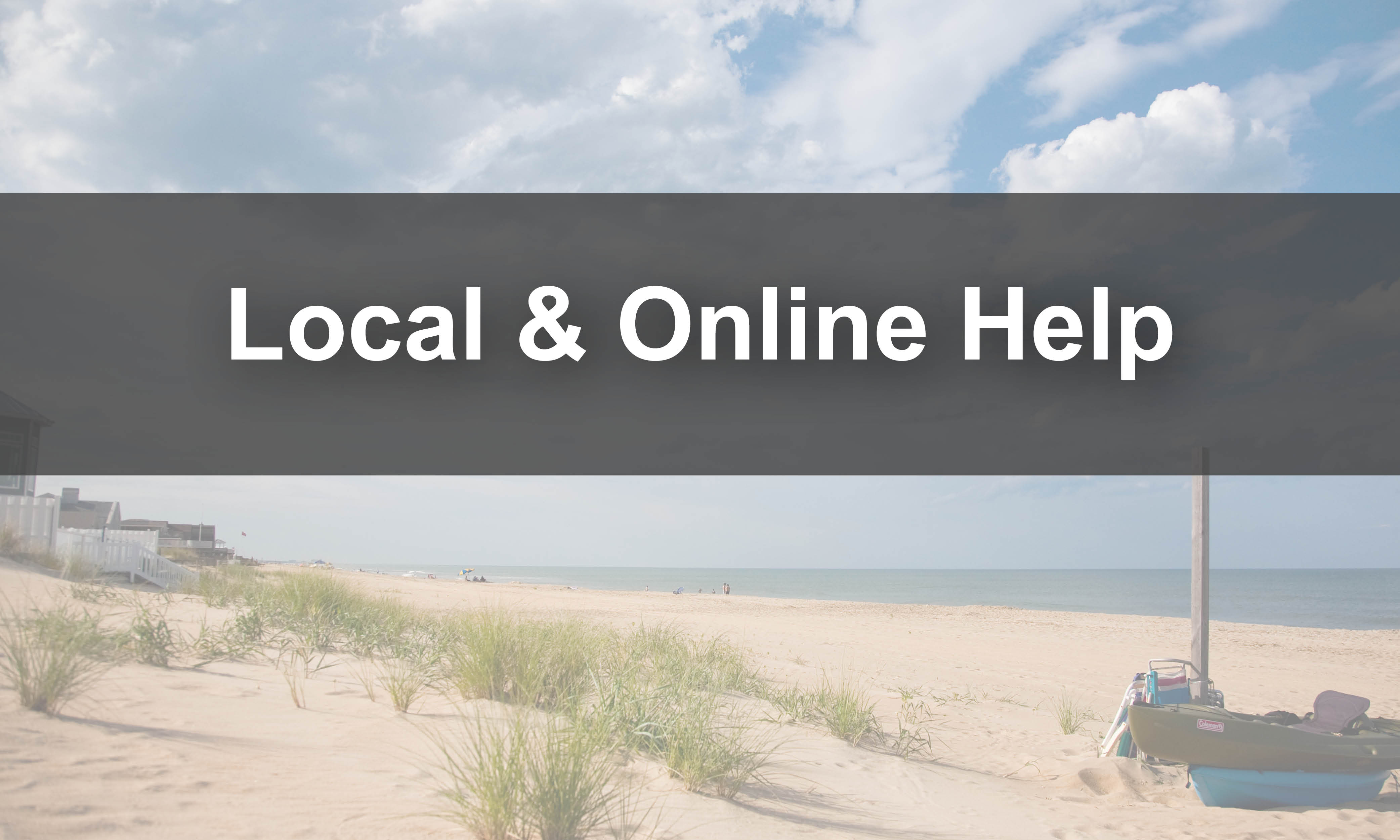 Ayuda local y online Enlace a recursos locales y en línea